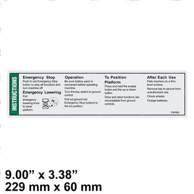 Picture of Decal - Oper Instr