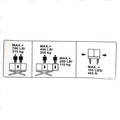 Picture of Decal - Capacity (ansi)
