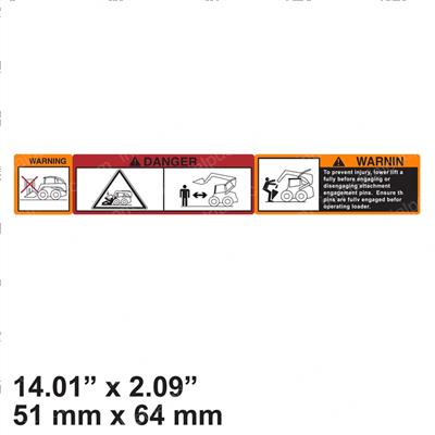 Picture of Decal - Warning Prevent Injury