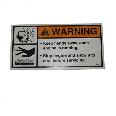 Picture of Decal Danger Rotating Fan