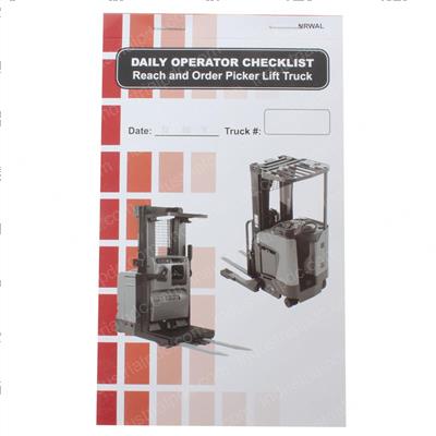 Picture of Refill - Checklist Narrow Aisle