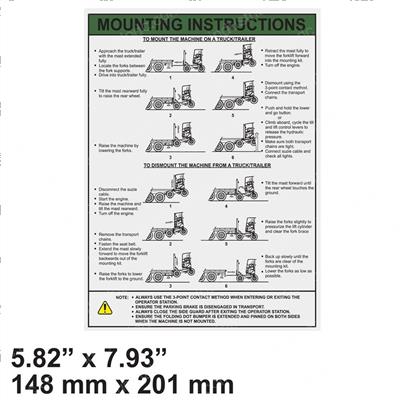 Picture of Decal - Mounting Instructions
