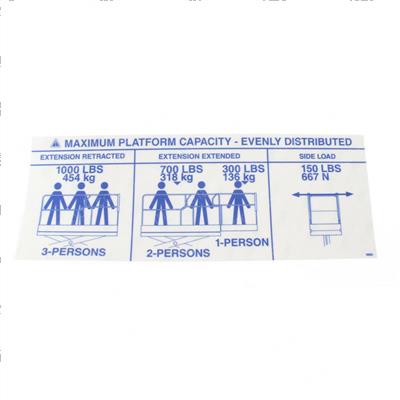 Picture of Decal - Capacity 1000lbs