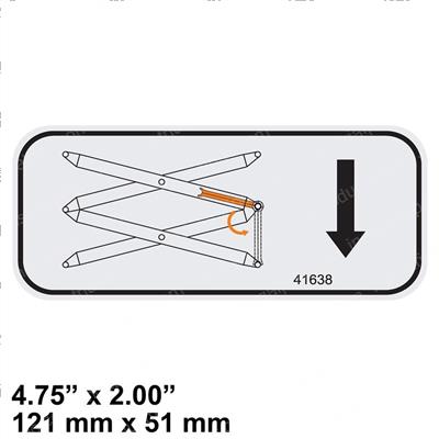 Picture of Decal - Instr Safety Arm