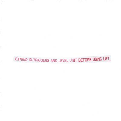 Picture of Decal - Outrigger Note