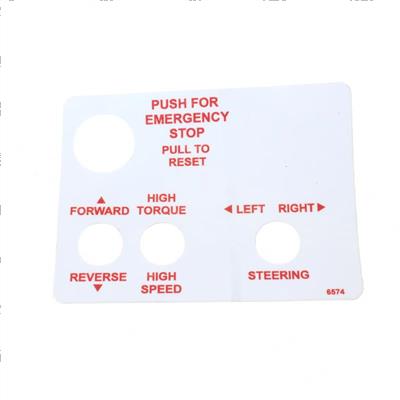 Picture of Decal - Upper Control Box
