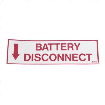 Picture of Decal - Battery Disconnect Rh
