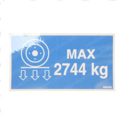 Picture of Decal - Wheel Load Ce