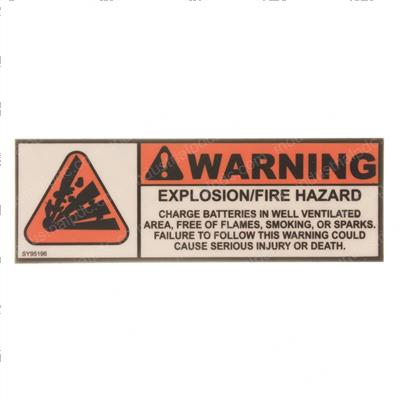 Picture of Decal - (warning)