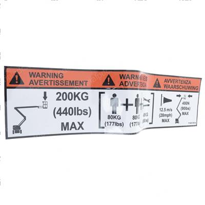 Picture of Decal - Safe Working Load