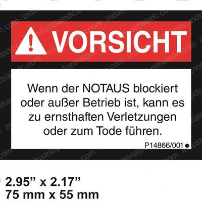 Picture of Decal - Attention German