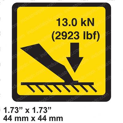 Picture of Decal - Point Load 1.30 Kn