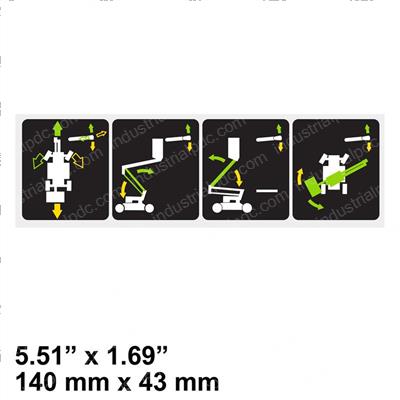 Picture of Decal - Hyd Control Lever Sp26