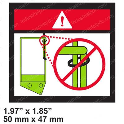 Picture of Decal - Cage Gate Warning