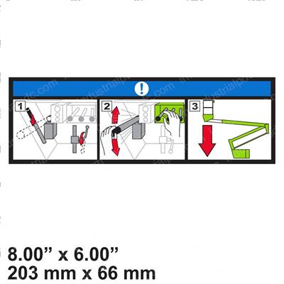 Picture of Decal - Manual Down Emergency