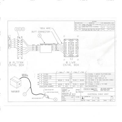 Picture of Elect Cable Assy Dwg