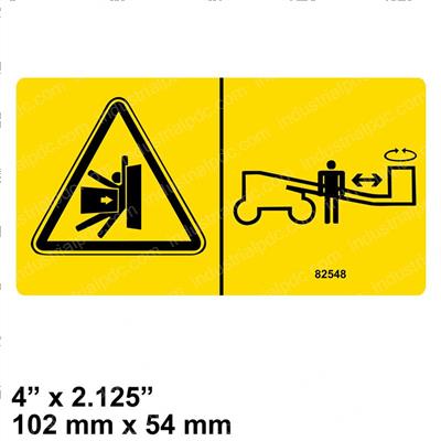 Picture of Decal - Crush Hazard