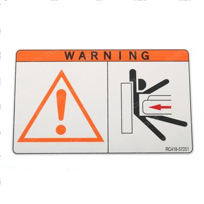 Picture of Label,warning