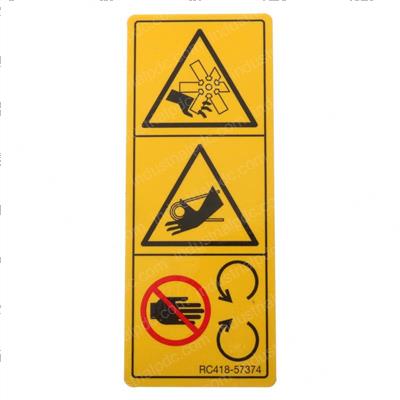 Picture of Label,fan Warning