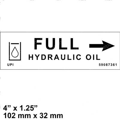 Picture of Decal- Hydraulic Oil Level