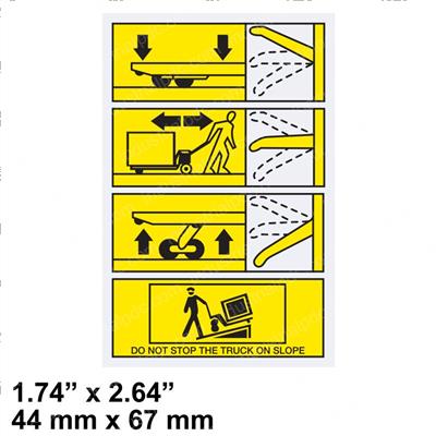 Picture of Decal - Pallet Truck Operation