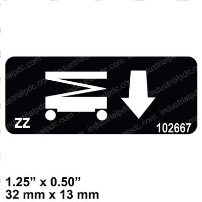 Picture of Decal - Platform Down