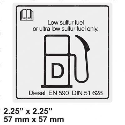 Picture of Decal - Diesel Only