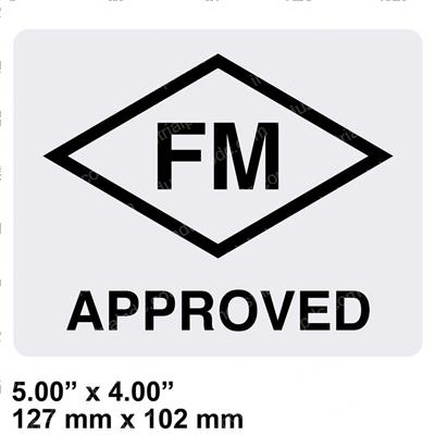 Picture of Label Fm Approved