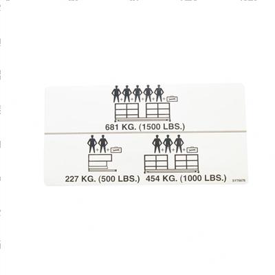 Picture of Decal - 1500 Lb. Capacity
