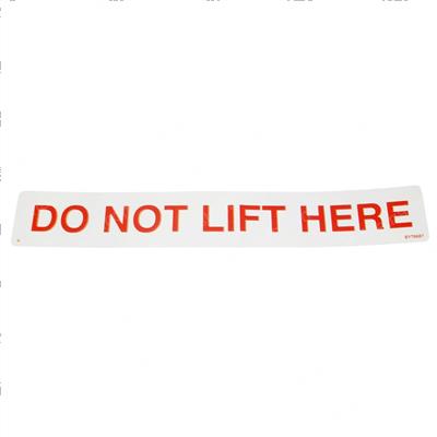 Picture of Decal - Do Not Lift Here