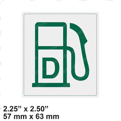 Picture of Decal Diesel Fuel