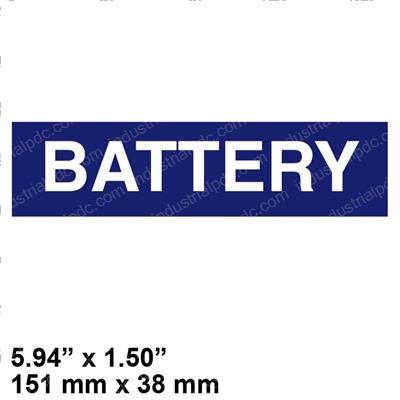 Picture of Decal - Battery Blue