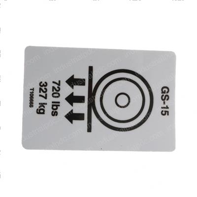 Picture of Decal-Label-Wheel Load Gr15