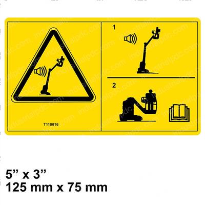 Picture of Decal-Label-Tilt Alarm