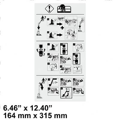 Picture of Decal-Label-Emergency Lowering