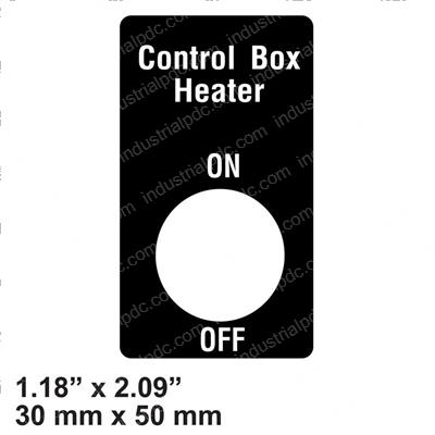 Picture of Decal-Option Control Box Heatr