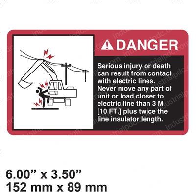 Picture of Decal - Danger Power Lines
