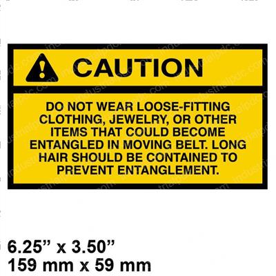 Picture of Decal "caution Keep Hands Away
