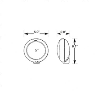 Picture of Worklight - 5 in Round
