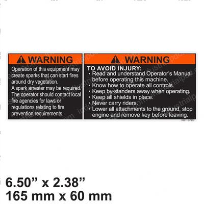 Picture of Decal - Warning