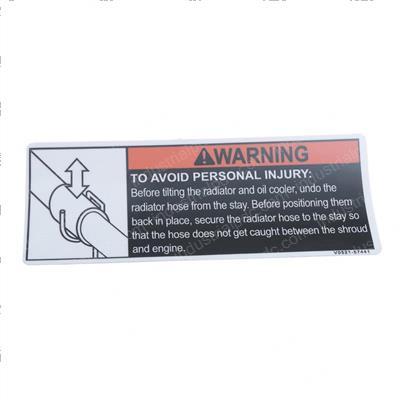 Picture of Decal - Warning