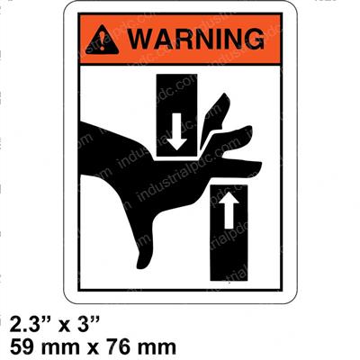 Picture of Decal - Pinch Warning