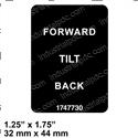 Picture of Decal - Tilt Indicator