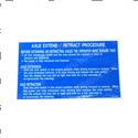 Picture of Decal - Axle Extend