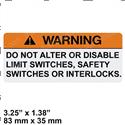 Picture of Decal -  Do Not Alter