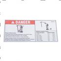 Picture of Decal,danger,elec