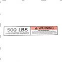 Picture of Decal - Warn/500#cap