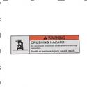 Picture of Decal - Warning-Crushing