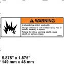 Picture of Decal - Warning Batt