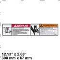 Picture of Decal Warn.crush Haz./Danger E